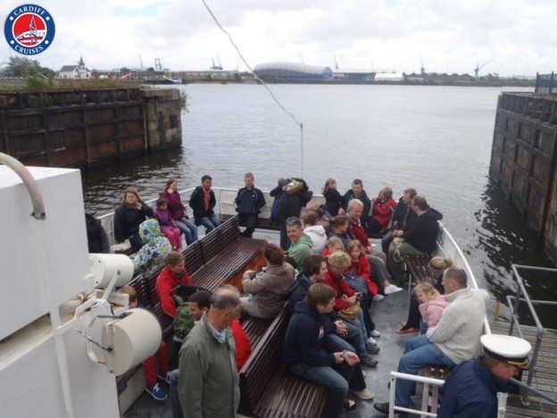 big red boat cruise